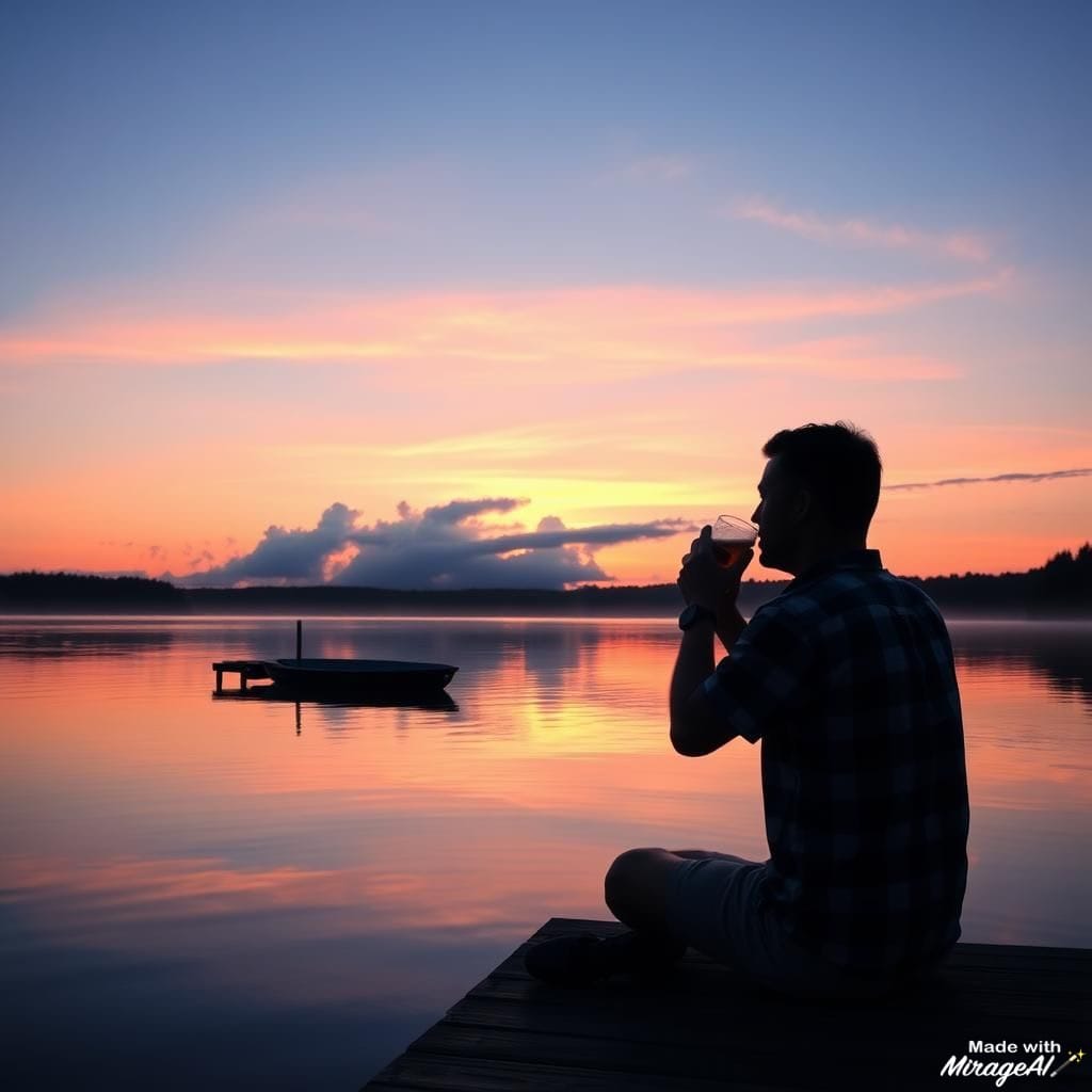 Painting sunsets.