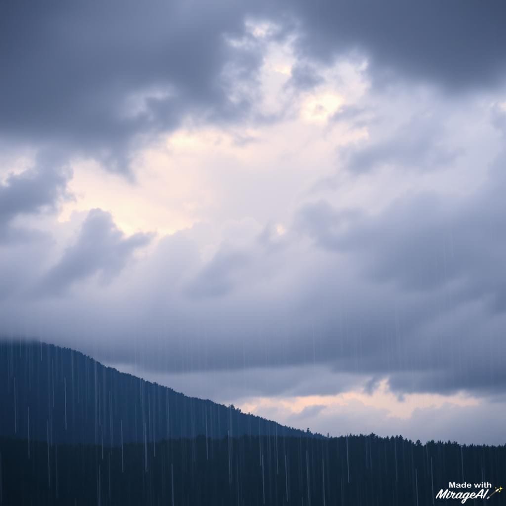 The colours in the rain