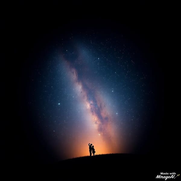 Stargazing.