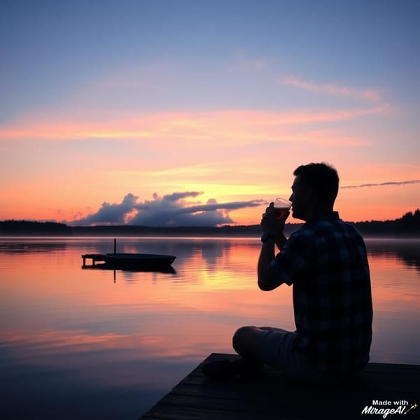 Painting sunsets.
